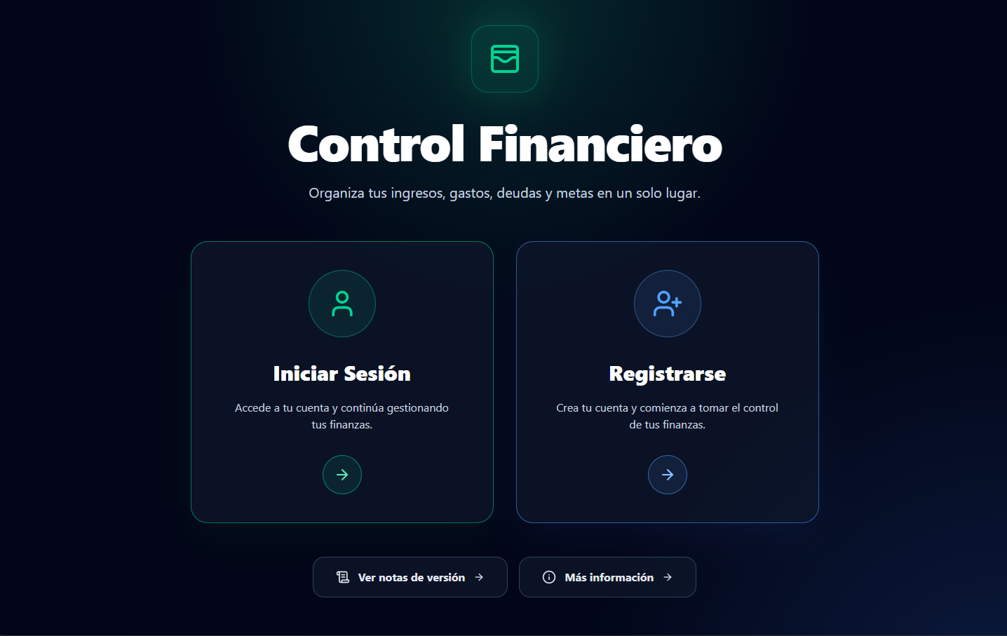 Control Financiero screenshot